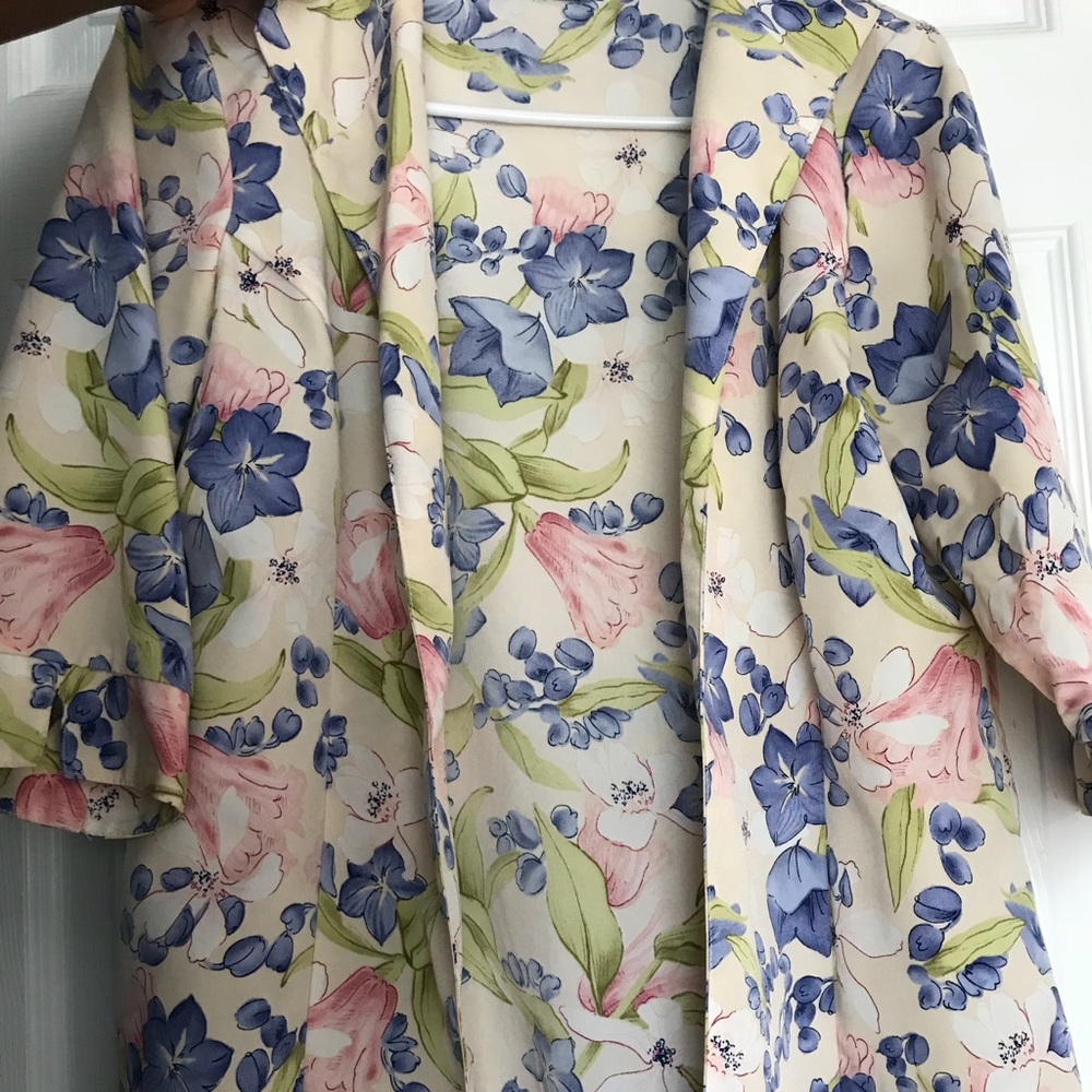Floral Blazer